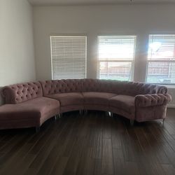 Rose Pink Couch