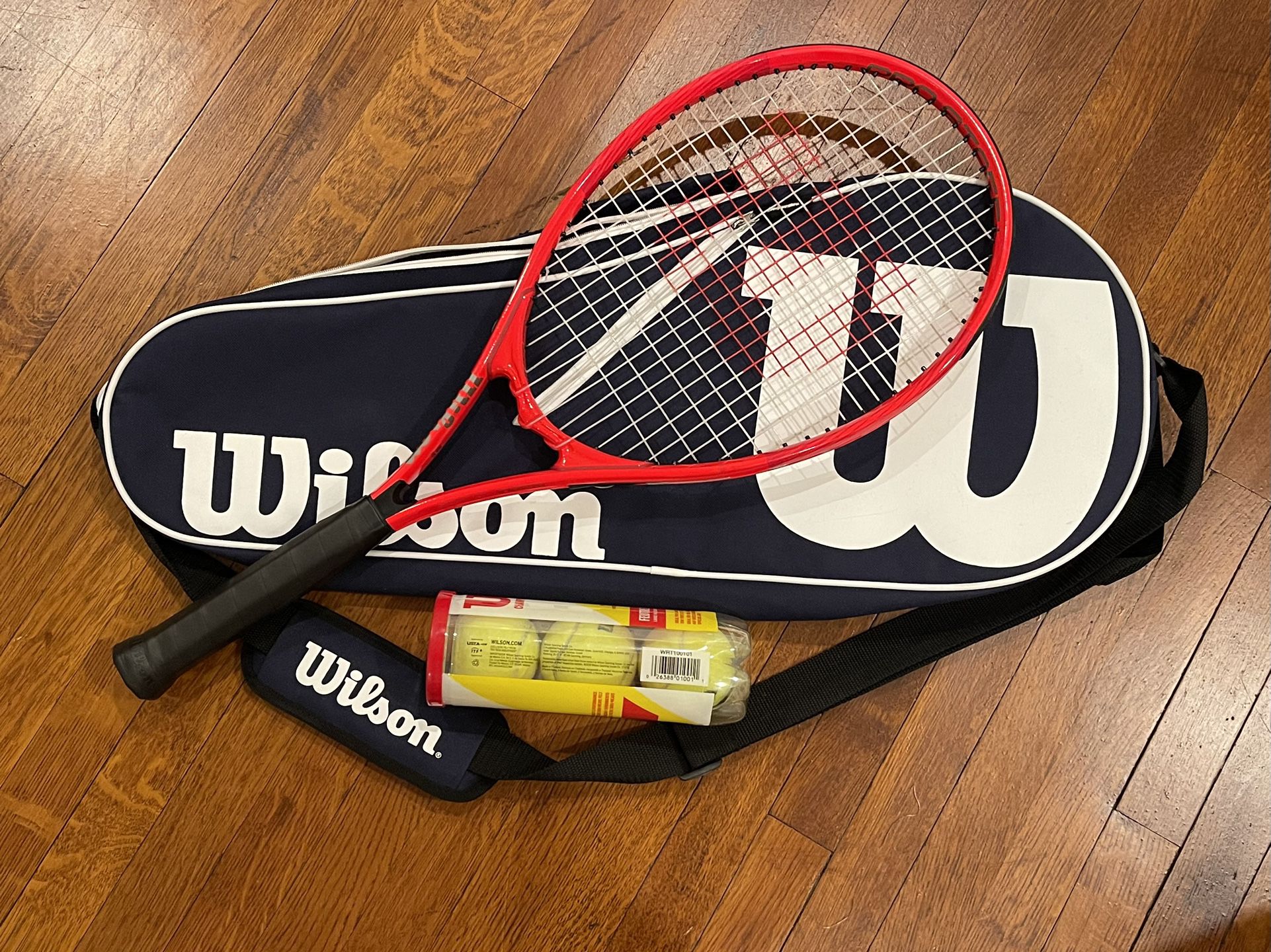 Wilson tennis Racket And Balls
