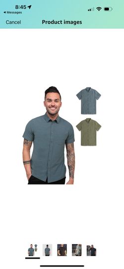 {INTO THE AM} Men's Casual Button Up Shirt Bundle