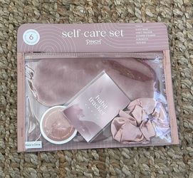 PINCH PROVISIONS SELF CARE SET SLEEP MASK, SHOWER STEAMER GUA SHA BUNDLE