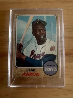 1968 Topps Hank Aaron #110 Atlanta Braves