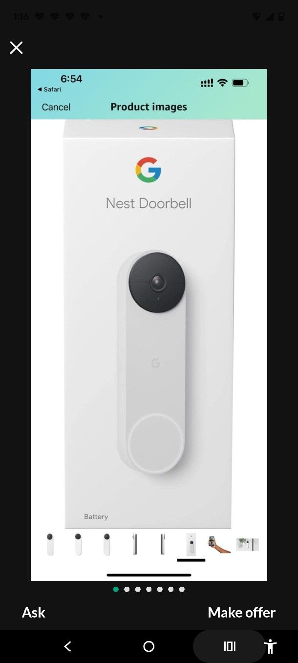 $@&? DONT MISS OUT GOOGLE NEST DOORBELL FOR SALE