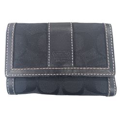 Coach Signature Black Wallet