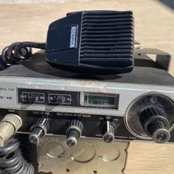 Cobra 132A CB radio — not tested — mic & bracket
