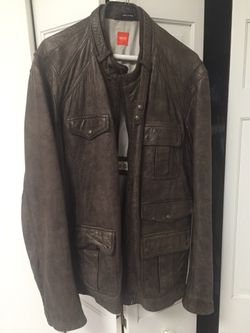 Hugo Boss Leather Jacket