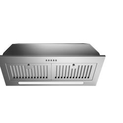 Range Hood Insert 30 inch, 600 CFM Ducted/Ductless Convertible Kitchen Hood with LED Light (New)