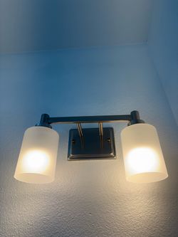 2-Light Bathroom Vanity Wall Scone