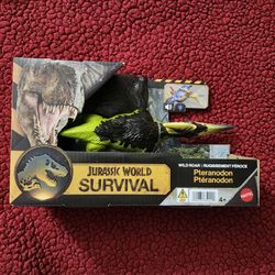Mattel Jurassic World Wild Roar Pteranodon Dinosaur Toy
