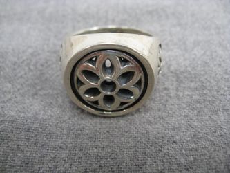 Good Art HLYWD Sterling Silver Club Ring Size 12.5
