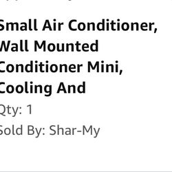 Small Air Conditioner, Wall Mounted Brand New 