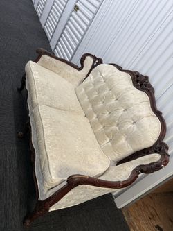 Vintage Couch Louis xv Cherry Love Seat