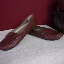 Maripé Leather Brown Loafers  