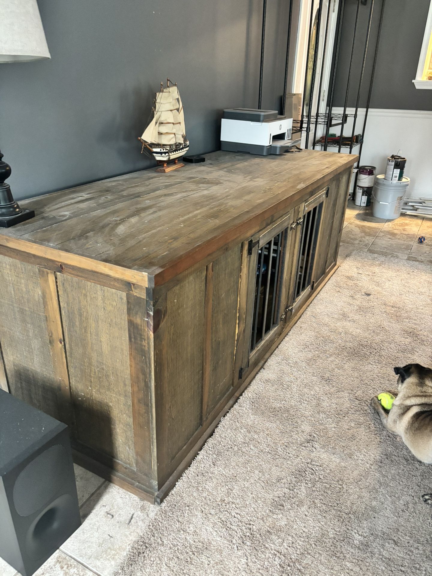 Custom Wood Dog Crate