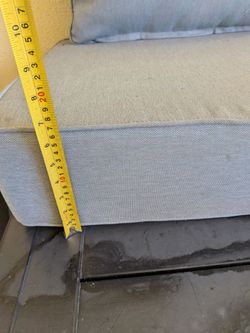 Outside furniture cushions