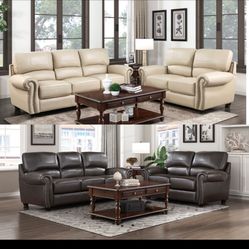 Leather couches for $1000 each and we order leather couches a lot of recliner couches for $1000 up