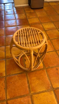 Small bamboo table