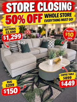 50% STORE CLOSING