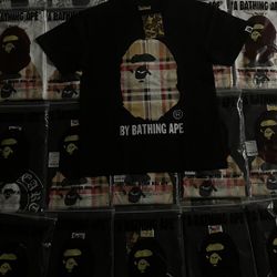 Black Burberry Bape Tee