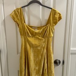 Urban Outfitters Yellow Babydoll Dress