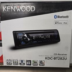 Kenwood KDC-BT282U  single Din CD Player 