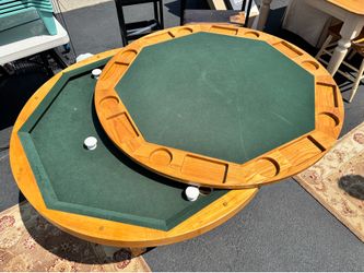 4’ round gaming table