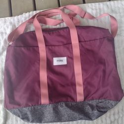 Victoria's Secret Pink VS Oversized Weekender Luggage Tote Bag 