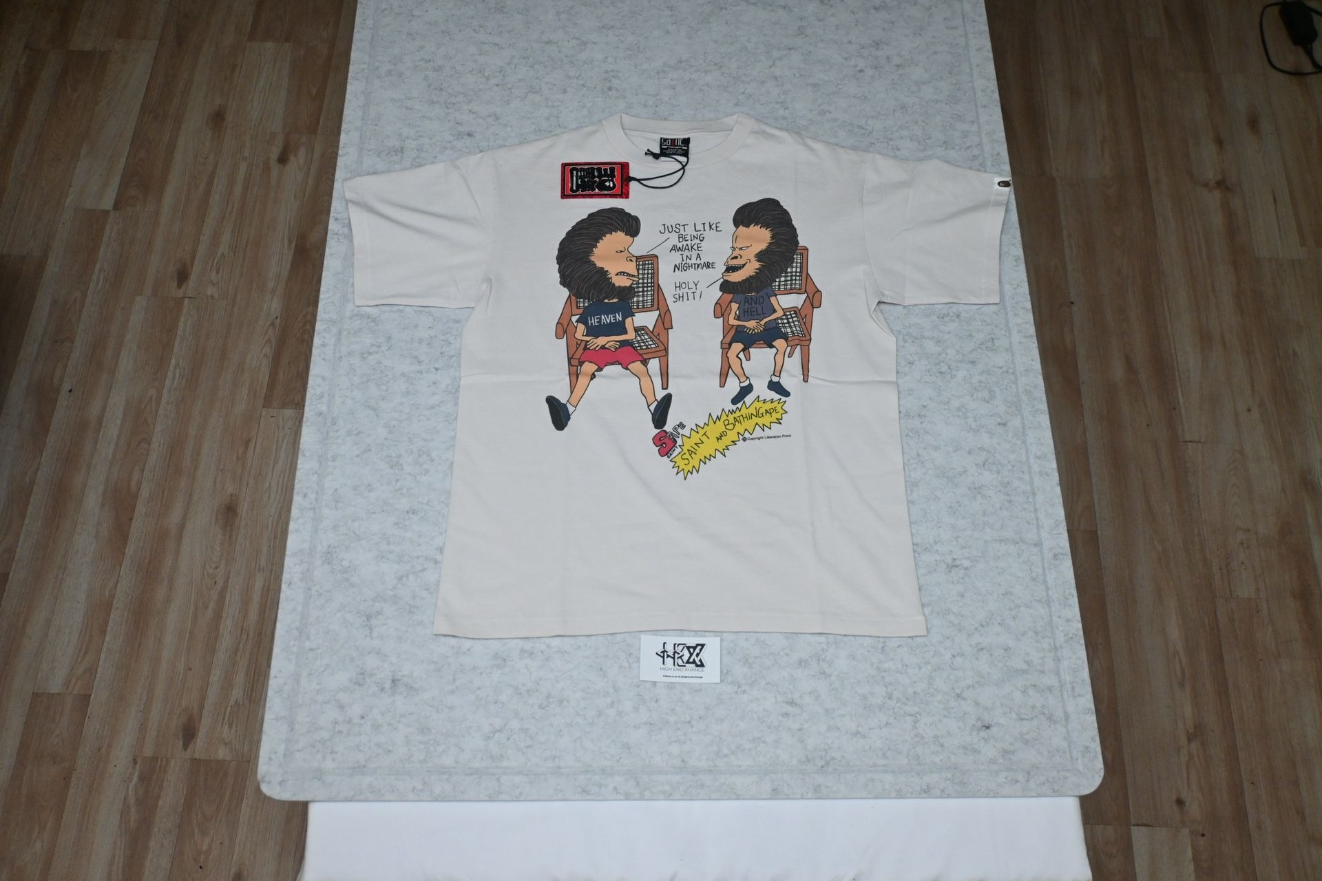 BAPE x ST. MXXXXX Beavis Butthead Tee 