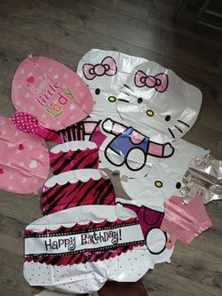 Mylar Birthday Baloons by Hello Kitty
