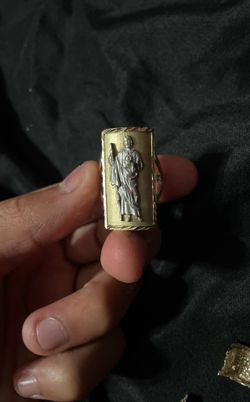 san judas gold ring