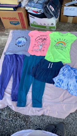 Kids Clothing Bundle – 7 Pieces, Girl size 10, 10/12