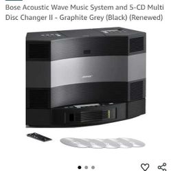 Bose Acoustic Wave Music  and 5-CD Multi Disc Changer II - Graphite Grey (Black)

