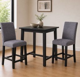 2-Parson Counter Top Stools Gray