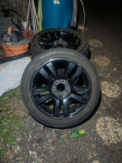 22" rims and tires
