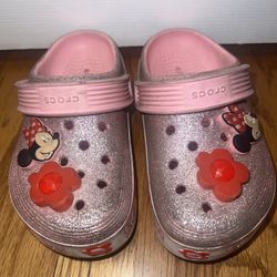 Minnie Girls Crocs Size 10