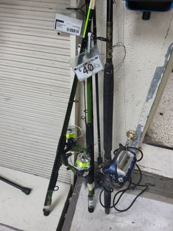 Lews fishing rod and real
