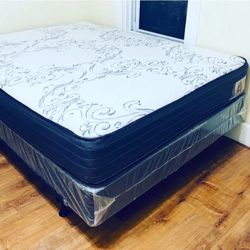 Set Queen size Mattress 12” thick Comfort+Quality pay on delivery