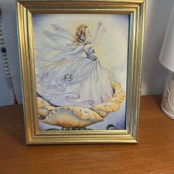 Framed Precious Fairy / Gold Gilt 
