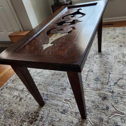 Table Made From Schoolhouse Door