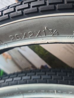 26X2X1 3/4. S7  PAIR of new tires