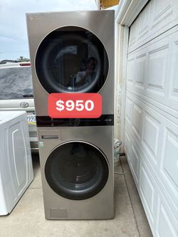 LG washer and dryer tower