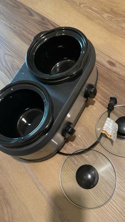 Like New| Nesco Dual Slow Cooker with Two 1.25qt Inserts