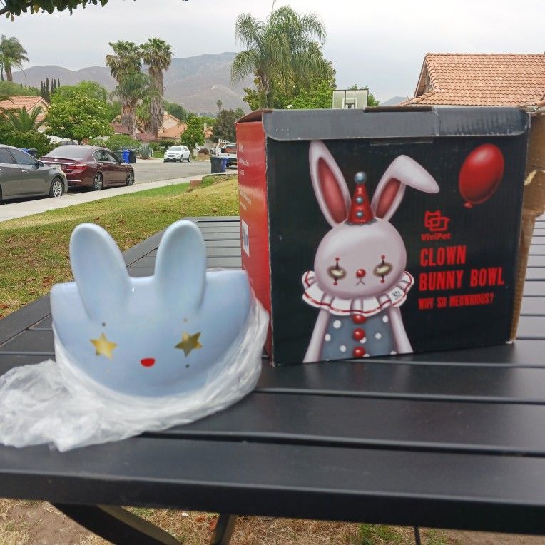ViviPet Bunny Clown Bowl