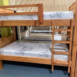  Solid Pine Wood Bunk Beds or  S&S Beds