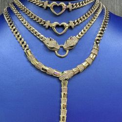 Gargantillas Disponibles De Oro 14 Kt 