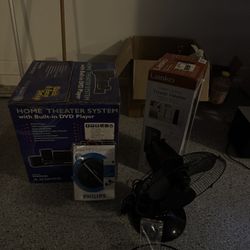 Surround System,heater,fan And Cd Player 