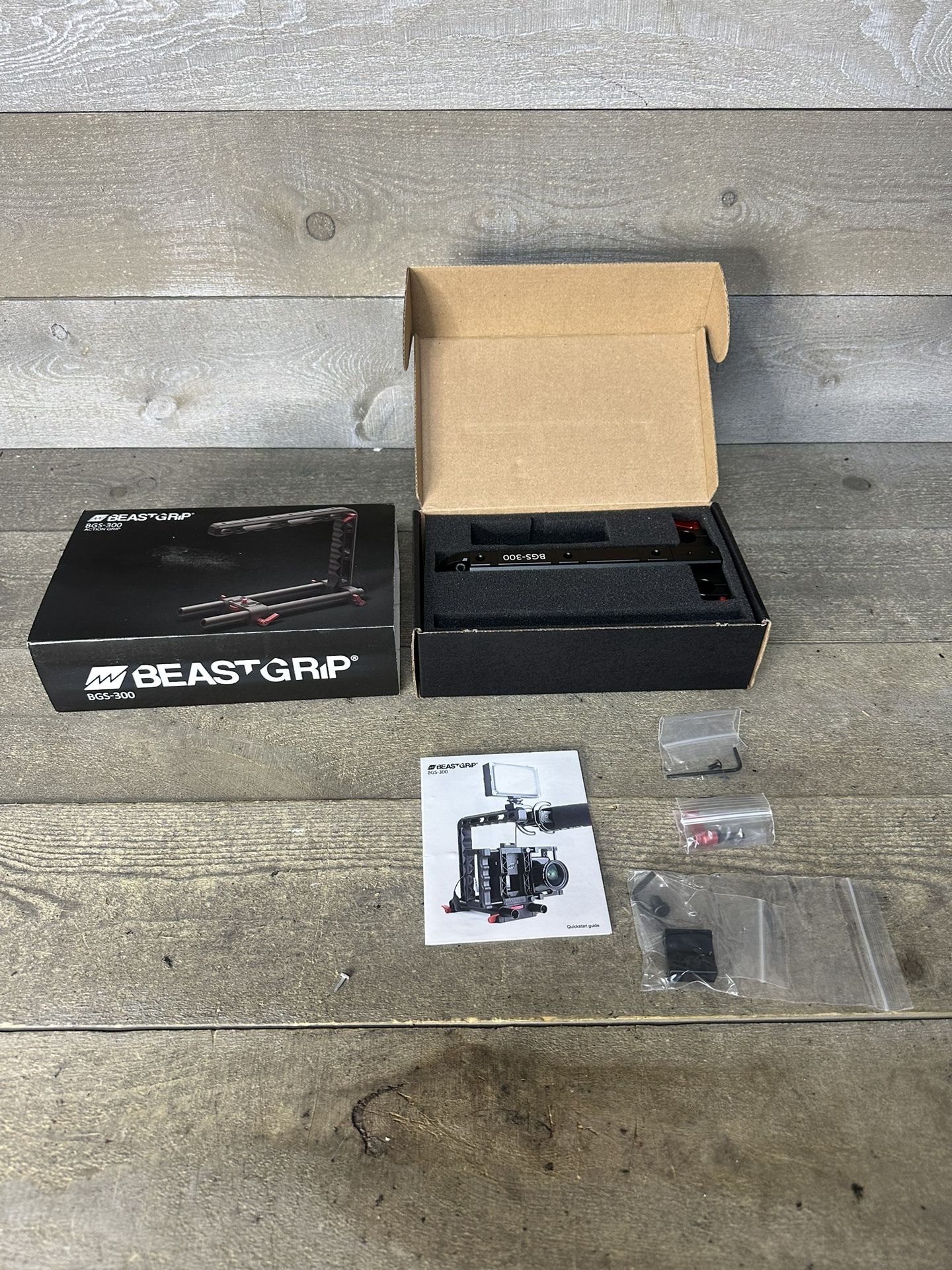 Beastgrip BGS300 Camera Grip Action Grip 700 Grams New Open Box