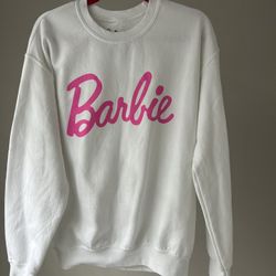 Barbie Pink Logo  Sweatshirt