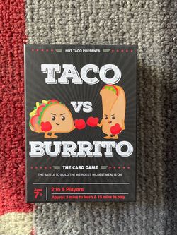 Taco vs Burrito card game
