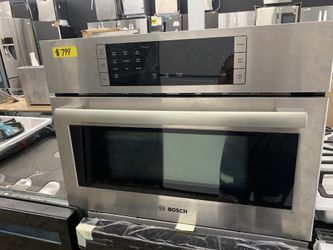 Bosch built in microwave in stainless steel new open box