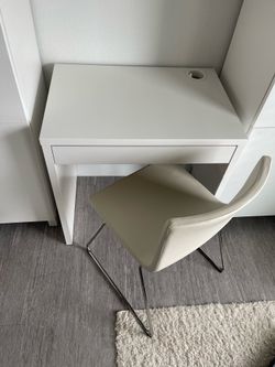 IKEA desk and chair